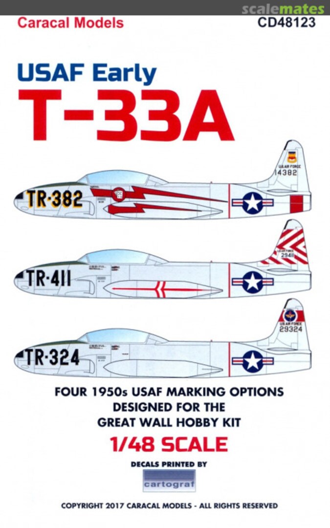 Boxart T-33A CD48123 Caracal Models