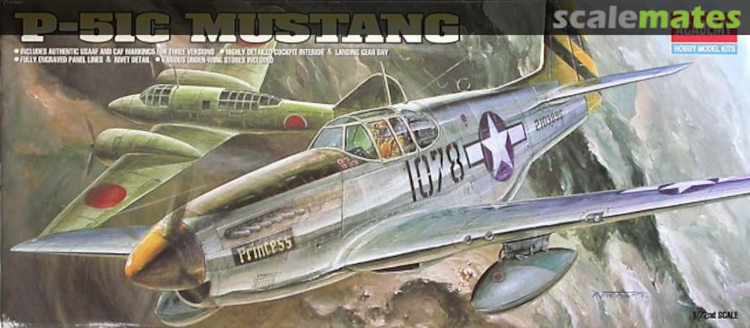 Boxart P-51C Mustang 1616 Academy