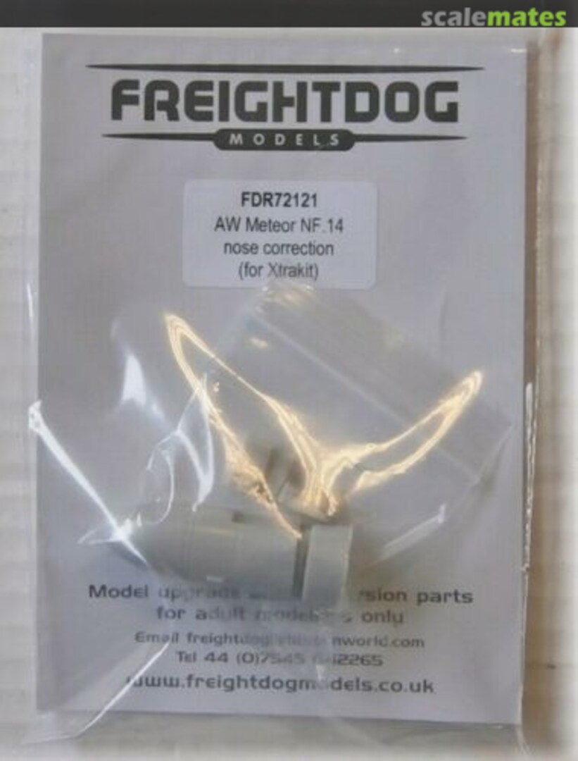 Boxart AW Meteor NF.14 nose correction FDR72121 Freightdog Models