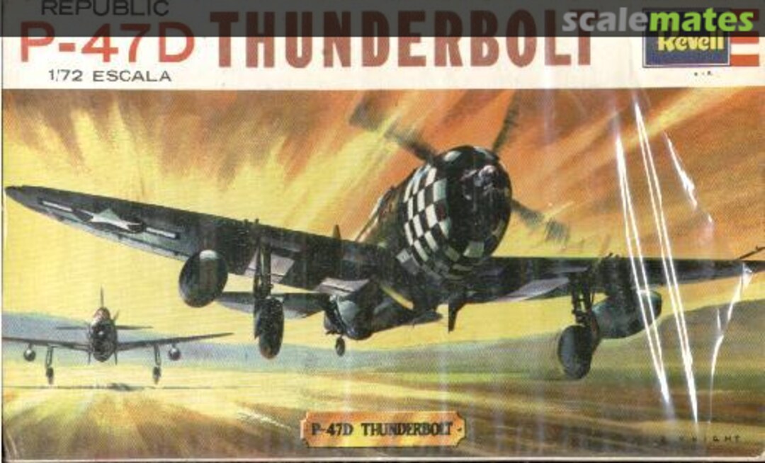 Boxart Republic P-47D Thunderbolt RH-613 Revell/Lodela