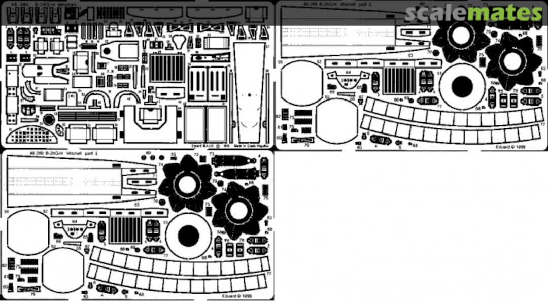 Boxart B-25G/H Mitchell 48260 Eduard