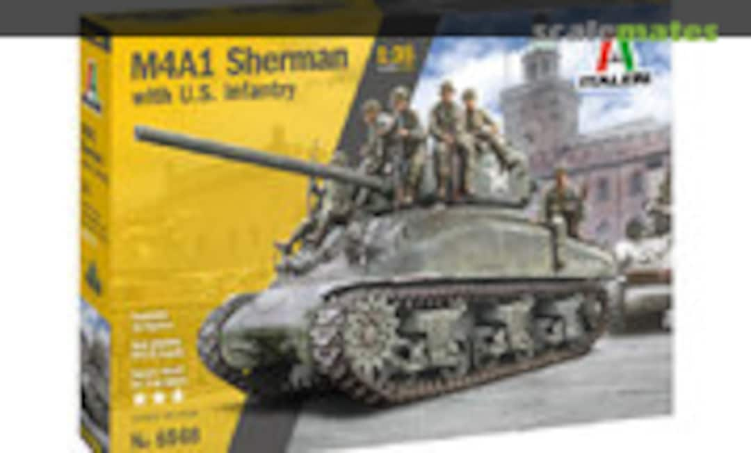 1:35 M4A1 Sherman with US Infantry (Italeri 6568)