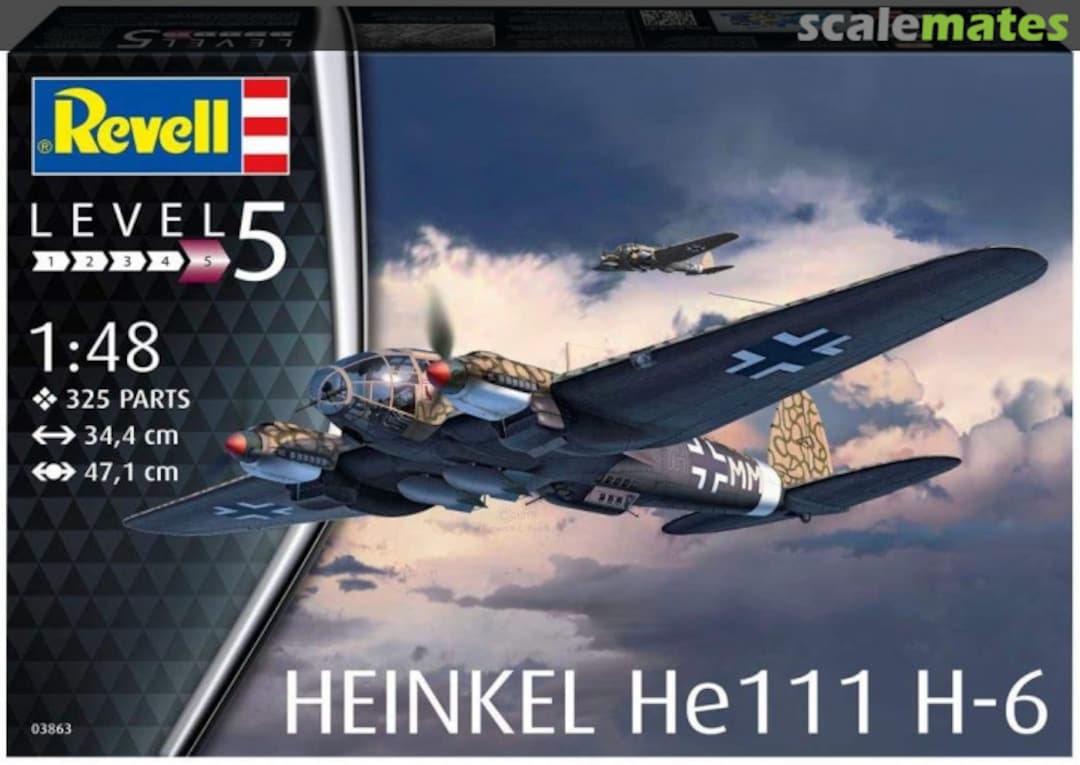 Boxart Heinkel He111 H-6 03863 Revell