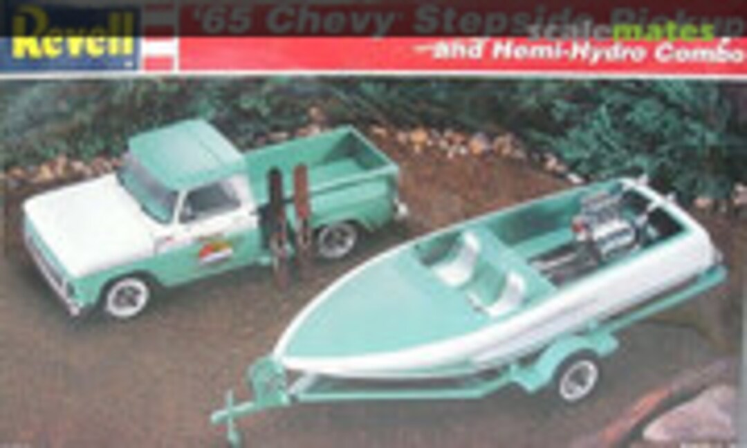 1:25 '65 Chevy Stepside Pickup and Hemi-Hydro Combo (Revell 7249)