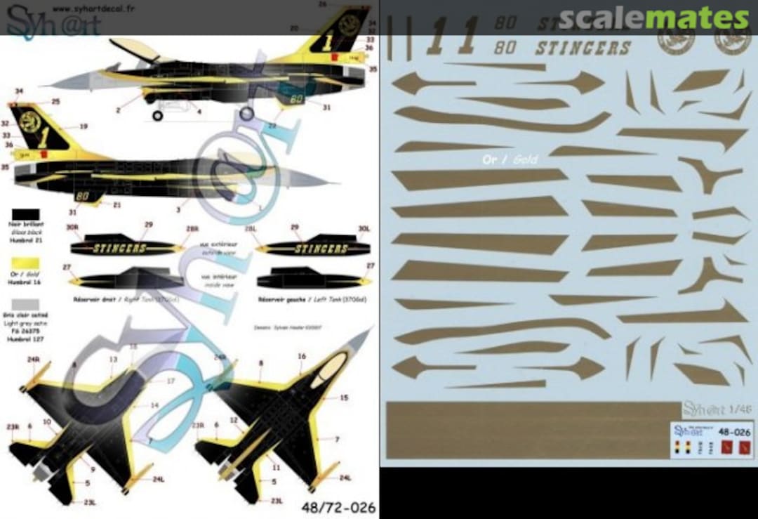 Boxart F-16A Fighting Falcon 72-026 Syhart