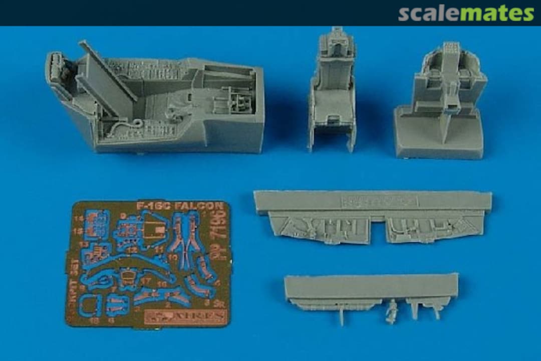 Boxart F-16CG/CJ Falcon cockpit 7196 Aires