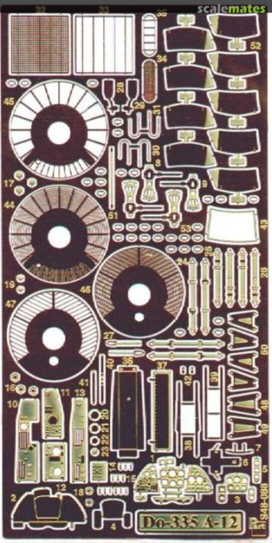 Boxart Dornier Do-335A-12 Trainer - PE Details Set S48-088 Part