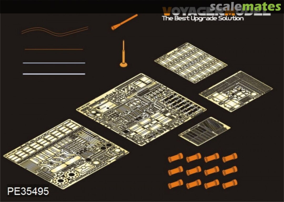 Boxart T-90 MBT Basic Set (smoke discharger include) PE35495 Voyager Model