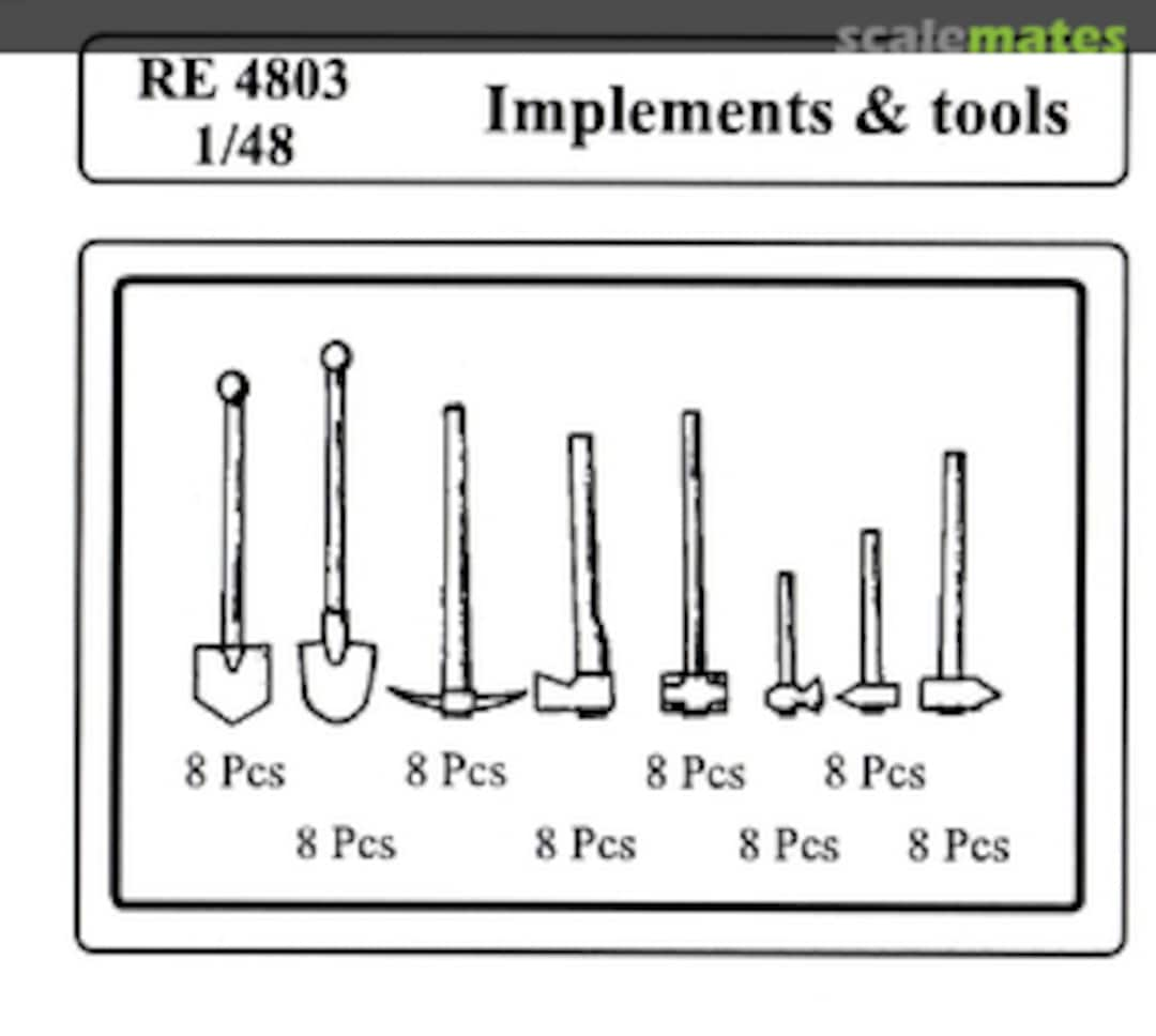 Boxart Implements & Tools 4803 Attack Hobby Kits