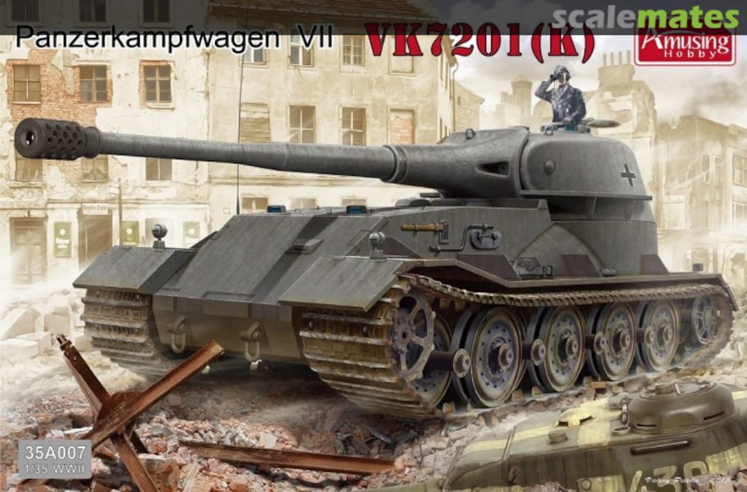 Boxart Panzerkampfwagen VII VK72.01(K) 35A007 Amusing Hobby