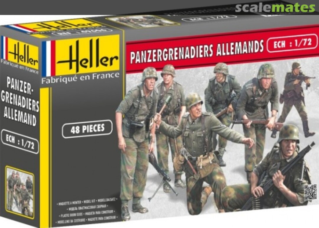 Boxart Panzergrenadiers Allemands 49606 Heller