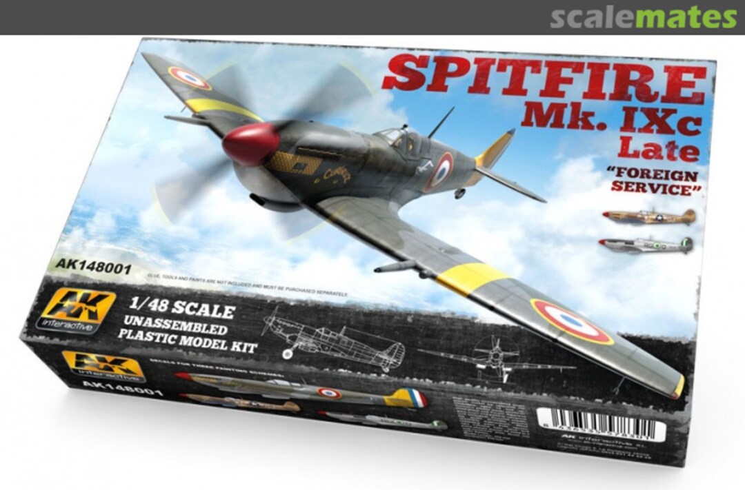 Boxart Spitfire Mk.IXc Late AK 148001 AK Interactive