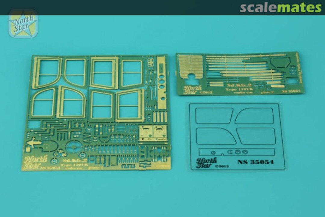 Boxart Sd.Kfz.2 Type 170VK radio car PE set NS35054 North Star Models