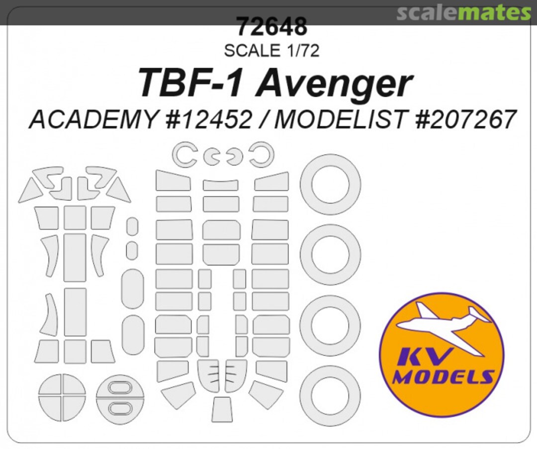 Boxart TBF-1 Avenger 72648 KV Models