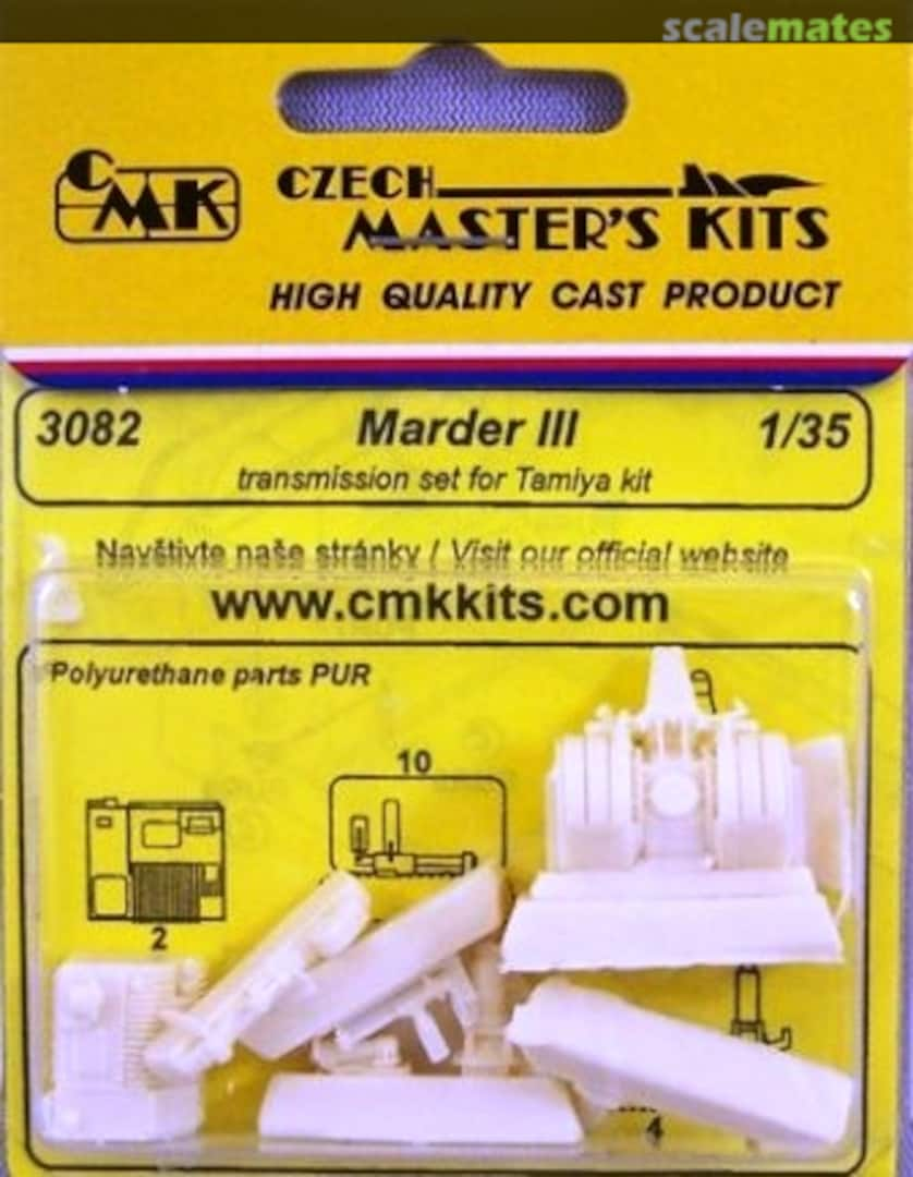 Boxart Marder III transmission set 3082 CMK