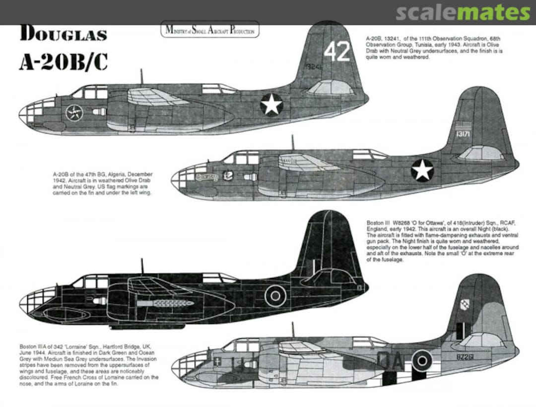 Boxart Douglas A-20B/C 4851 Ministry of Small Aircraft Production