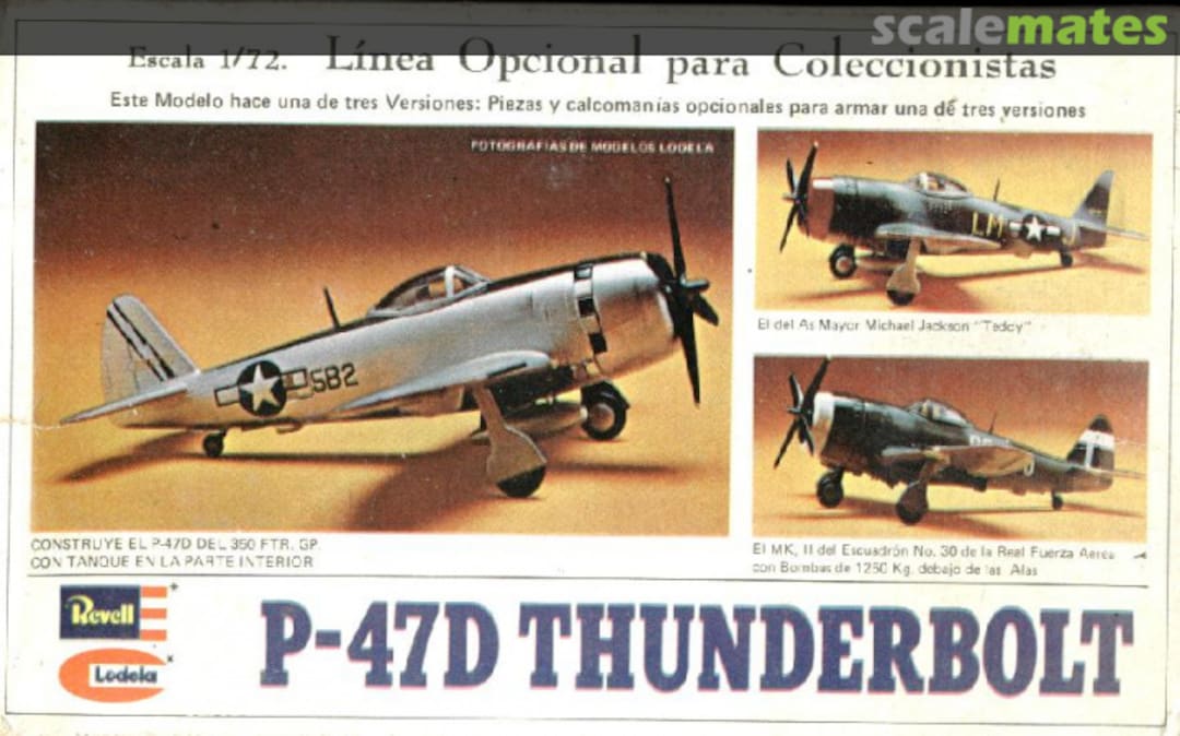 Boxart P-47D Thunderbolt RH-66 Revell/Lodela