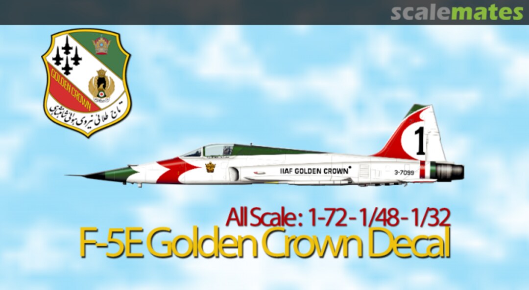 Boxart F-E Golden Crown Decal 001 Maketir