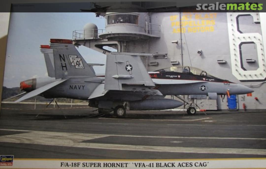 Boxart F/A-18F Super Hornet `VFA-41 Black Aces CAG´ 09827 Hasegawa