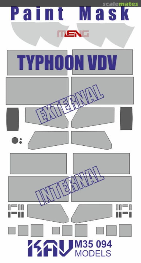 Boxart K-4386 Typhoon VDV masks KAV M35 094 KAV models