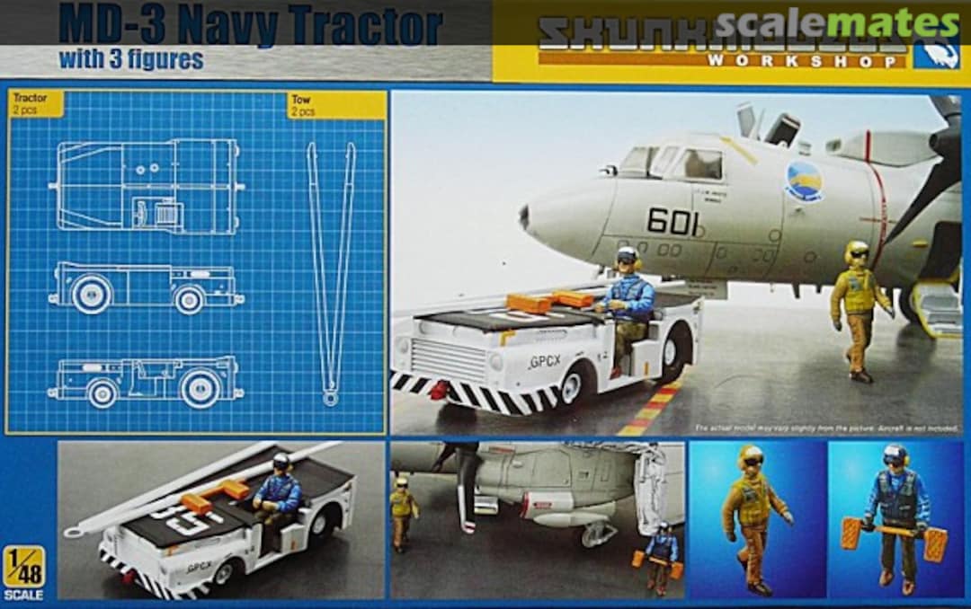 Boxart MD-3 Navy Tractor 48003 Skunkmodels