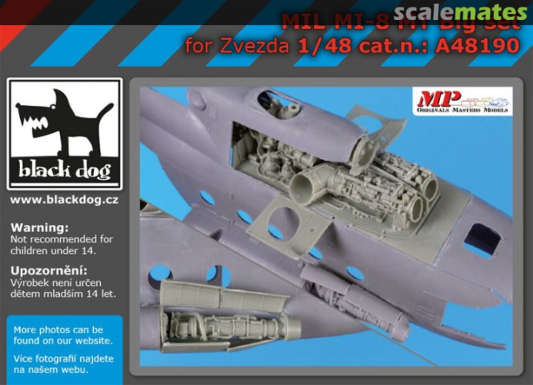 Boxart Mi-8 MT Hip - Big Set A48190 Black Dog