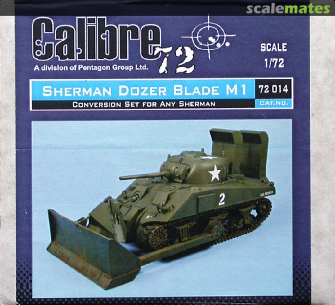 Boxart Sherman Dozer Blade M1 72014 Calibre72