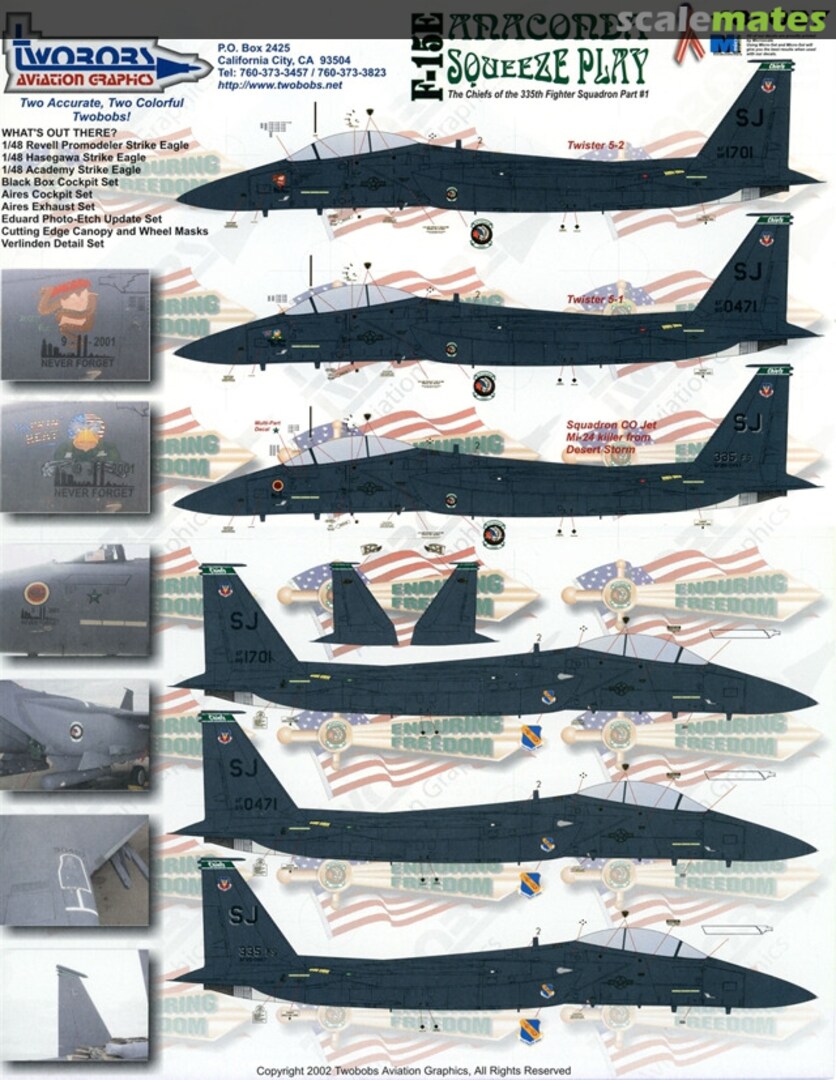 Boxart F-15E Anaconda Squeeze Play 48-037 TwoBobs Aviation Graphics