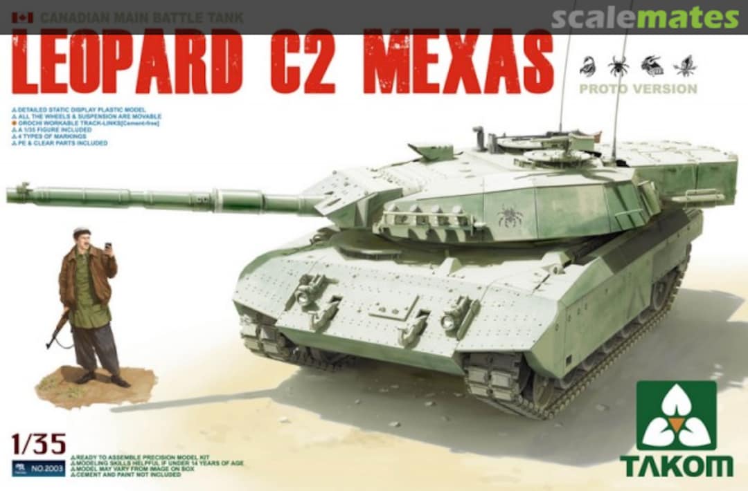 Boxart Leopard C2 MEXAS 2003 Takom