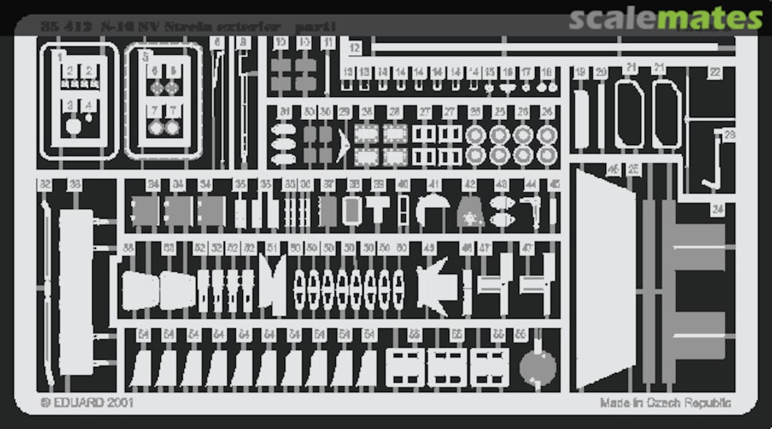 Boxart S-10 SV Strela exterior 35412 Eduard