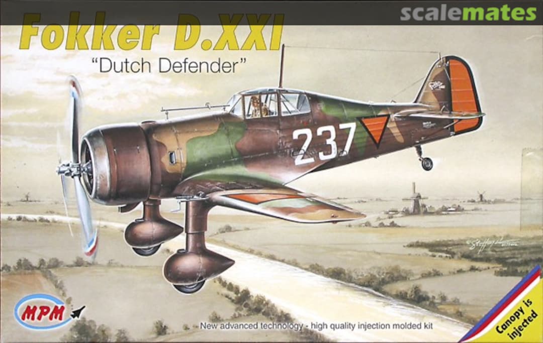 Boxart Fokker D.XXI "Dutch Defender" 72517 MPM Production