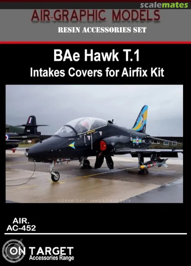 Boxart BAe Hawk T.1 Intakes Covers for Airfix Kit AIR.AC-452 Air-Graphic Models