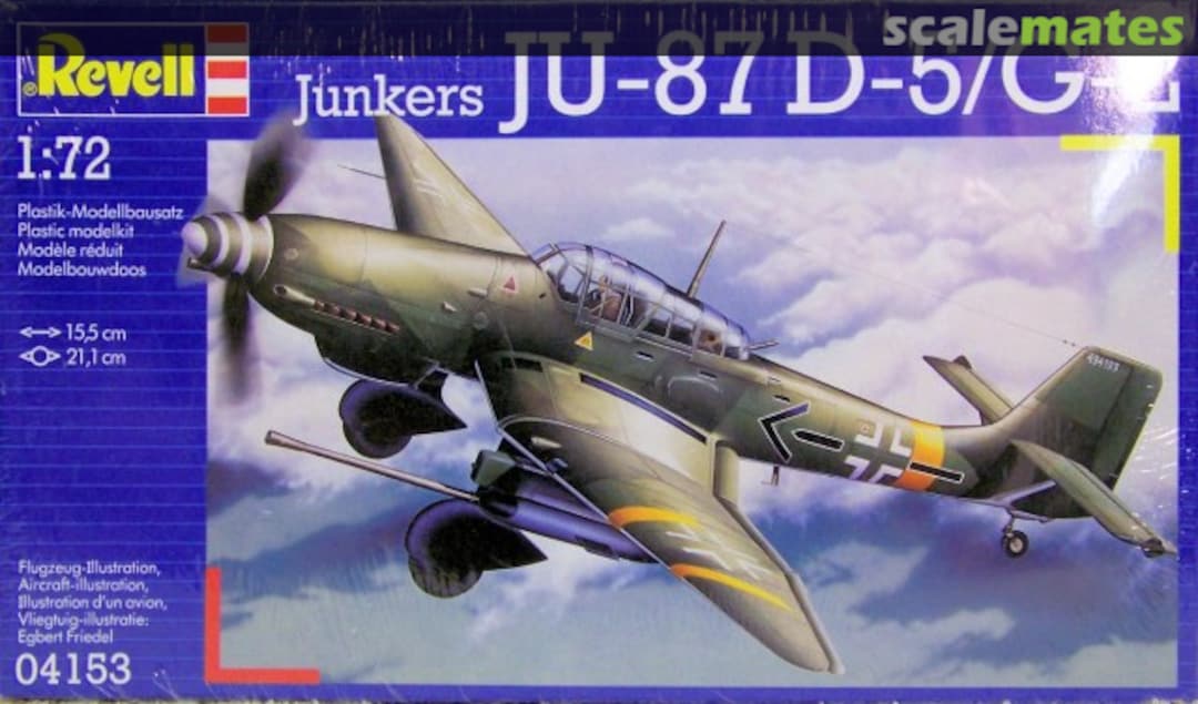 Boxart Junkers Ju-87 D-5/G-2 04153 Revell