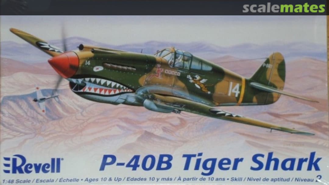 Boxart P-40B Tiger Shark 85-5209 Revell