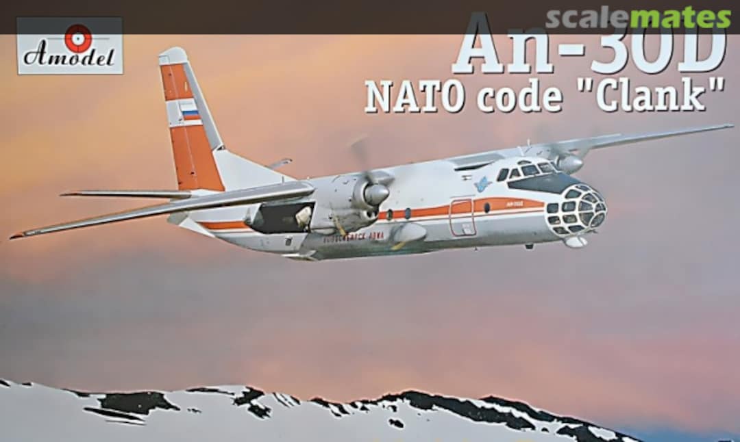 Boxart Antonov An-30D Sibiryak aerial cartograph 72223 Amodel