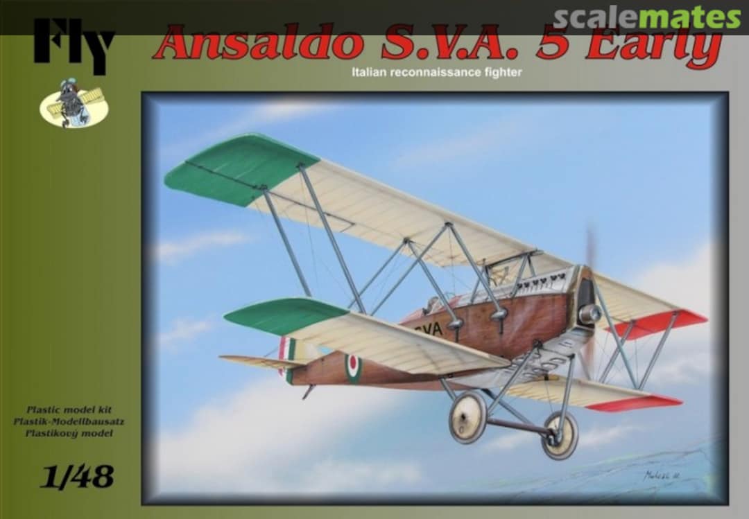 Boxart Ansaldo S.V.A.5 Early 48006 Fly