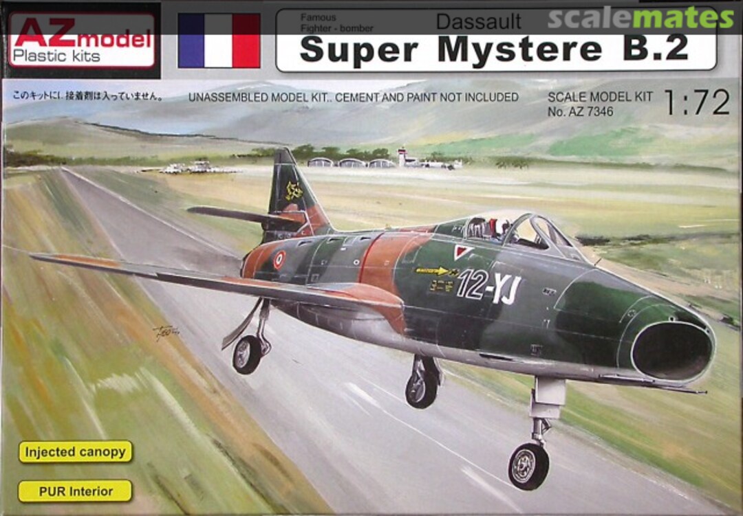 Boxart Dassault Super Mystere B.2 AZ7346 AZmodel