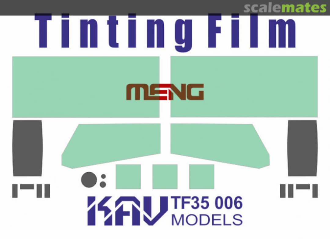 Boxart K-4386 Typhoon VDV tinting film KAV TF35 006 KAV models