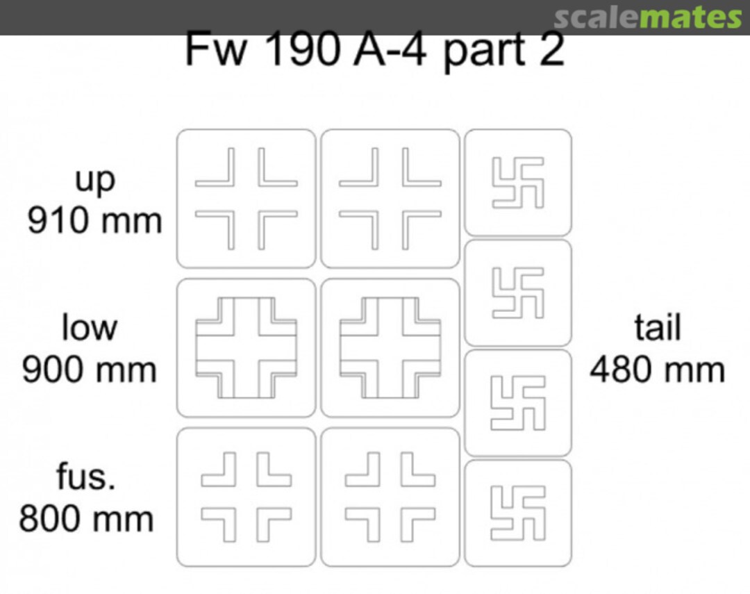 Boxart Focke Wulf Fw 190 A-4 p.2 23004 Omask