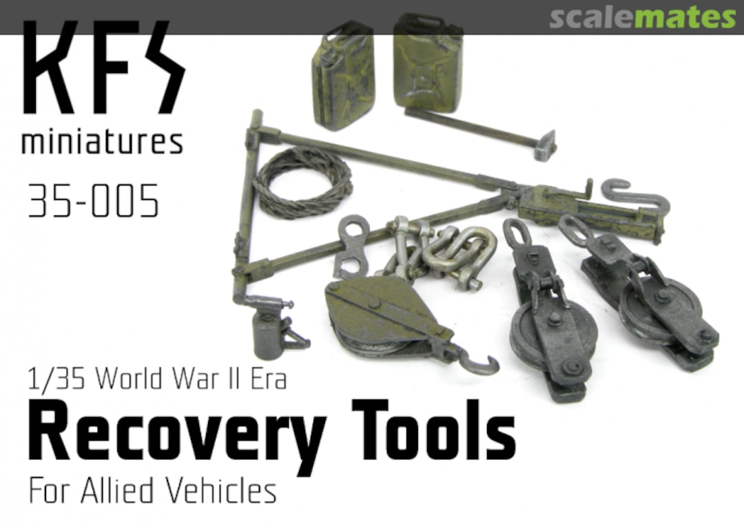 Boxart WWII RECOVERY TOOLS SET 35-005 KFS Miniatures