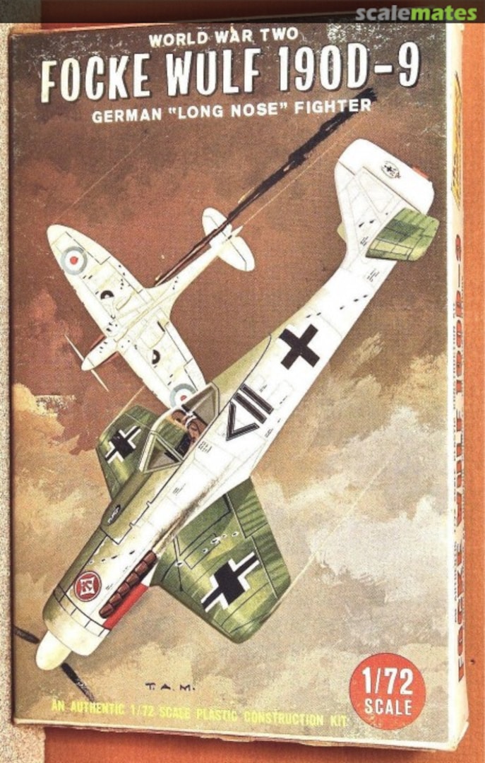 Boxart Focke Wulf 190D-9 433-39 Lindberg