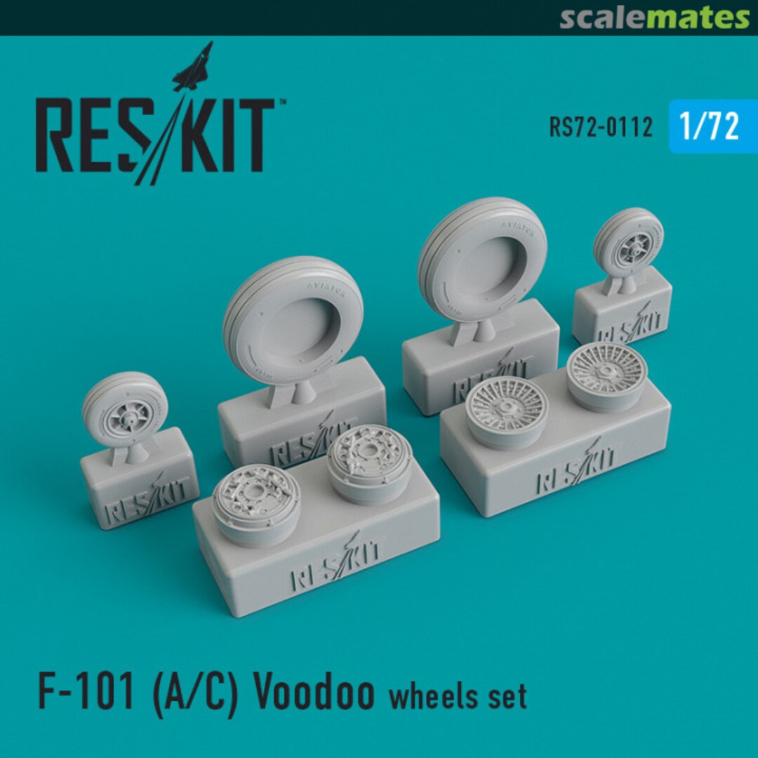 Boxart F-101 (A/C) Voodoo Wheels Set RS72-0112 ResKit