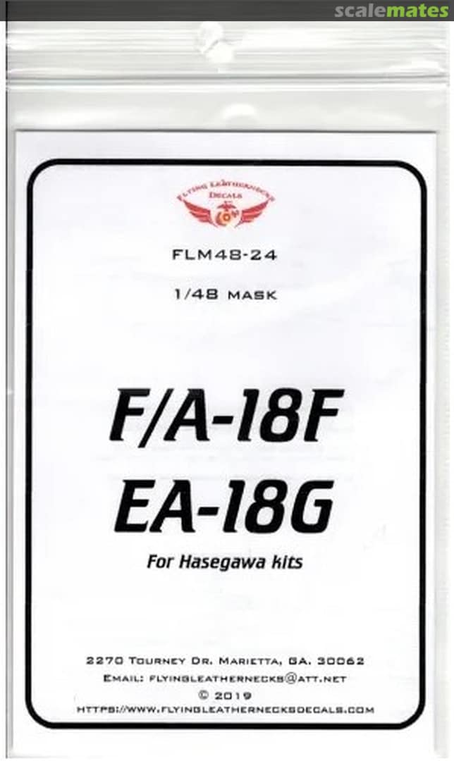 Boxart F/A-18F / EA-18G mask FLM48-24 Flying Leathernecks