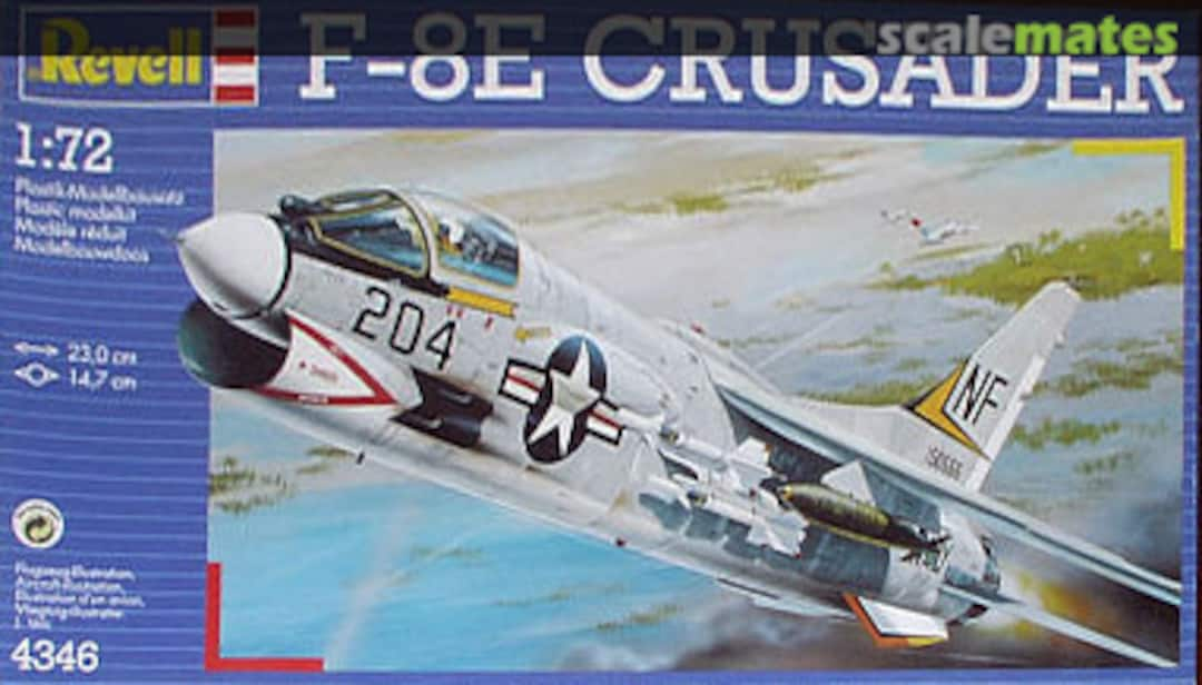 Boxart F-8E Crusader 4346 Revell