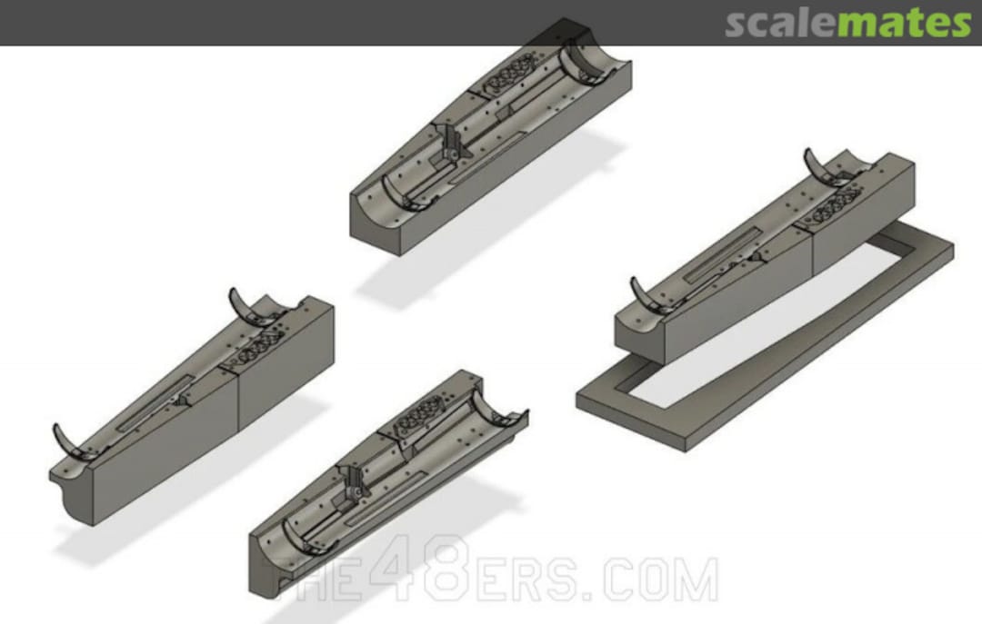 Boxart Eurofighter Missile eject launcher (MEL) WOL480411 Wolf 3D Resin Parts