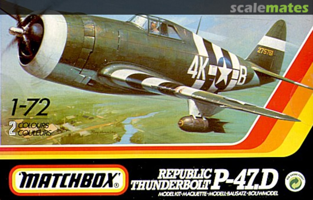 Boxart Republic Thunderbolt P-47.D 40022 Matchbox