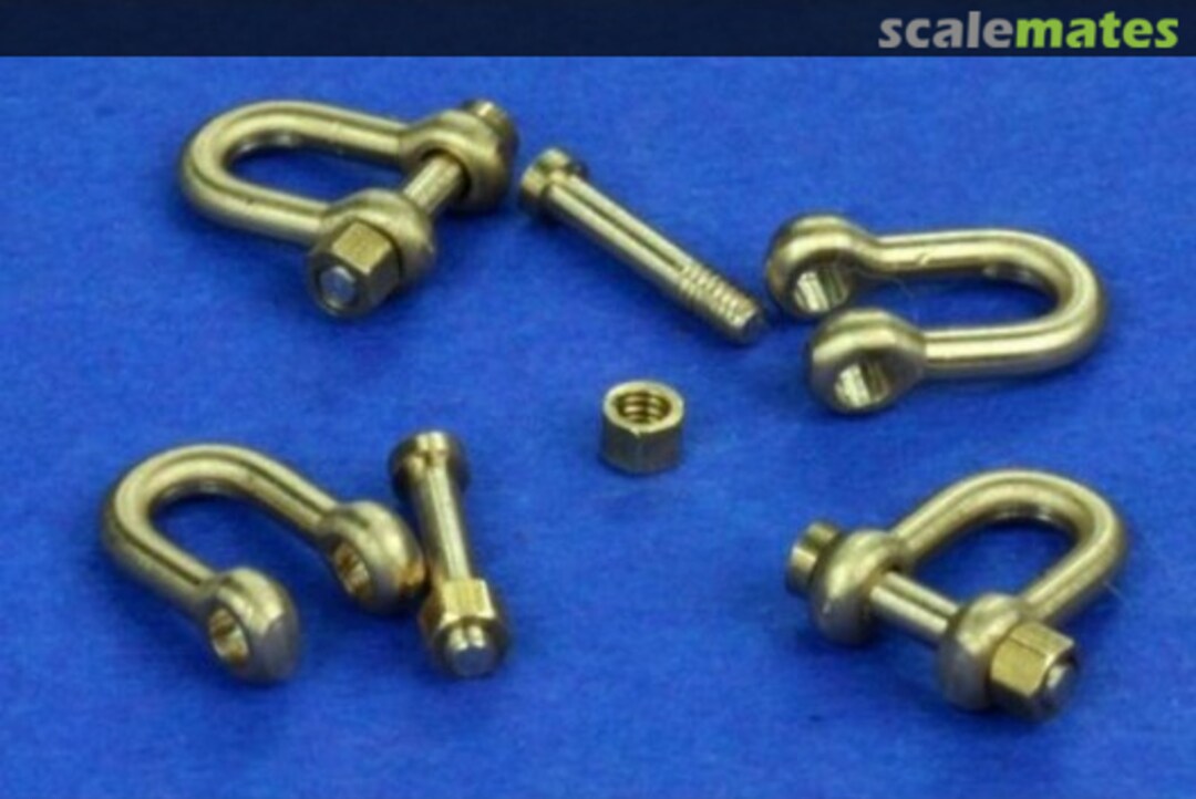 Boxart Tiger I & Tiger II Shackles (4pcs) 077108 RB Model