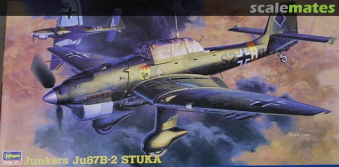 Boxart Junkers Ju 87B-2 Stuka 09113 Hasegawa