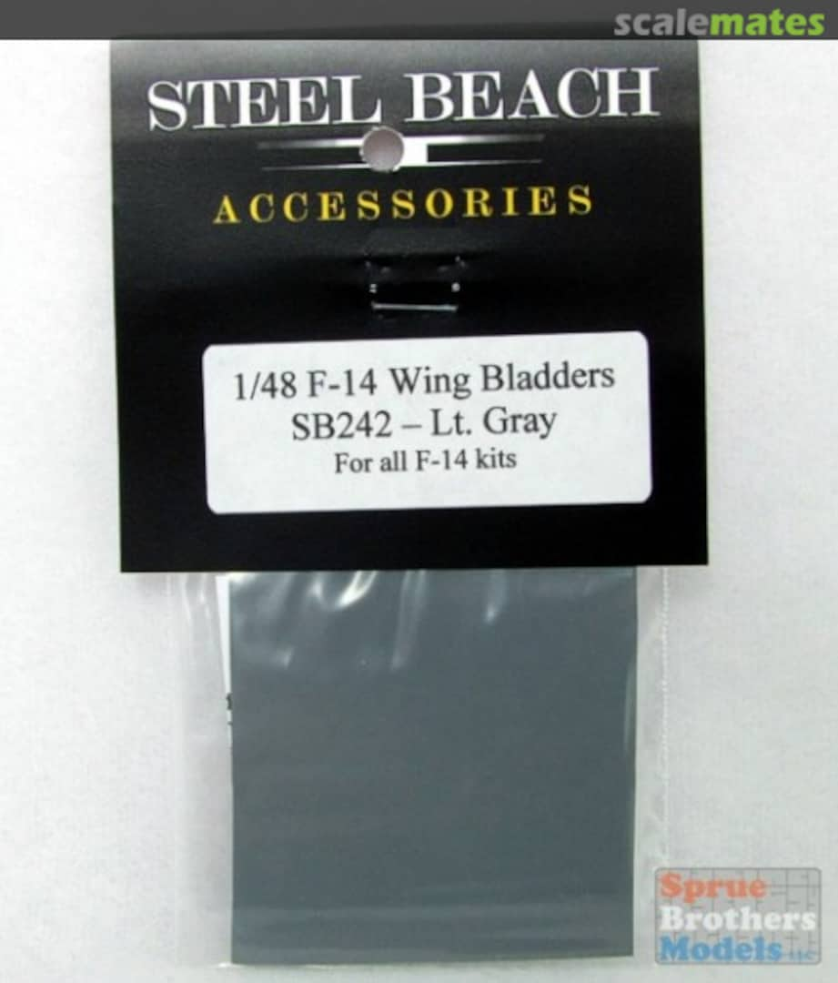 Boxart F-14 Tomcat Wing Bladders - Light Gray 49042 Steel Beach