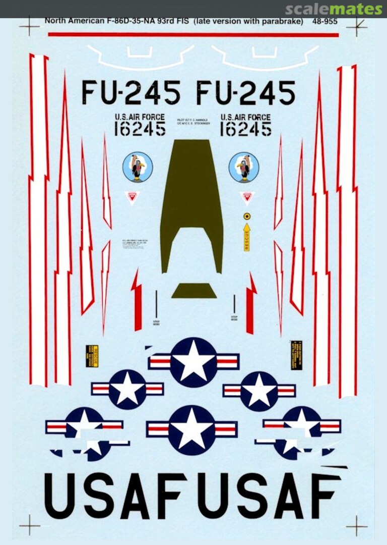 Boxart F-86D-35 Sabres 48-0955 SuperScale International